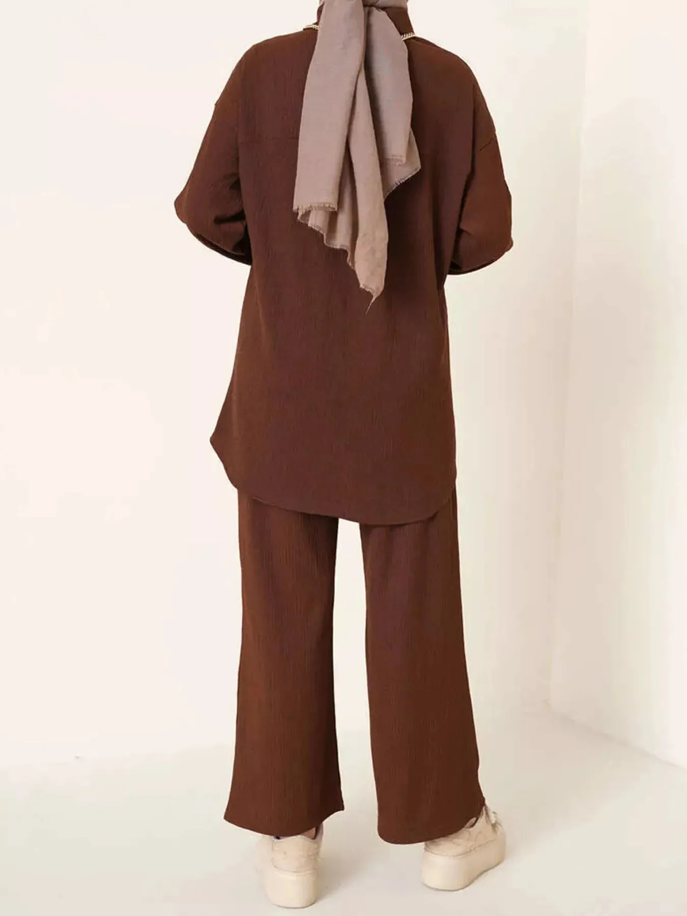 Button Up Long Sleeve Shirt and Pants Set sold by Charming Charlie product image thumbnail 4