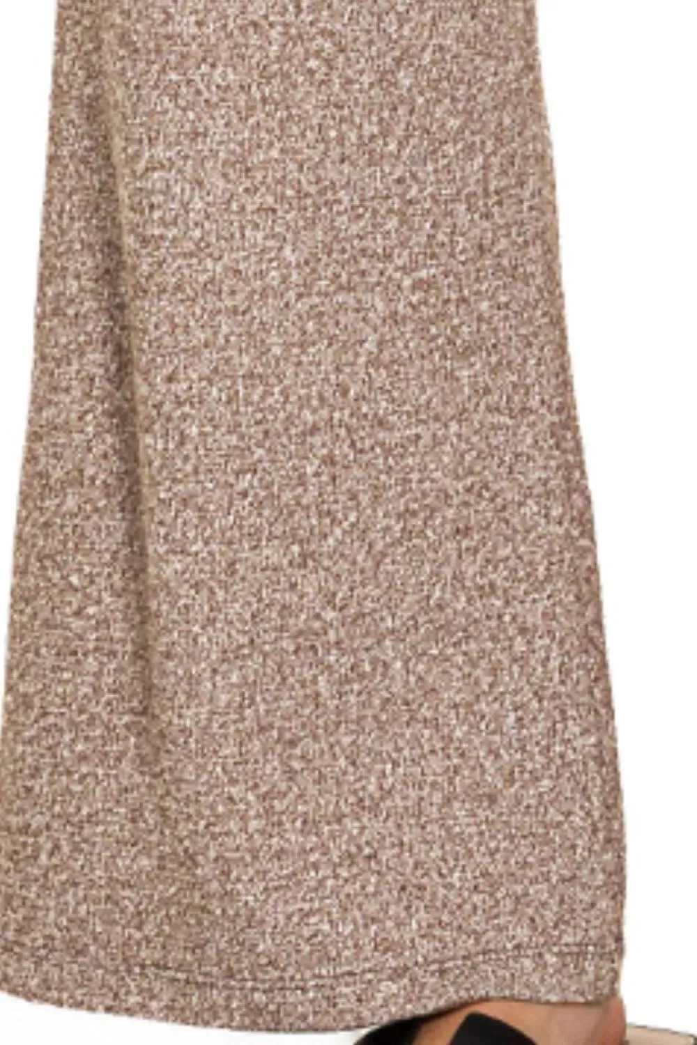 Zenana Soft Elastic Waisted Flare Pants sold by Charming Charlie product image thumbnail 3