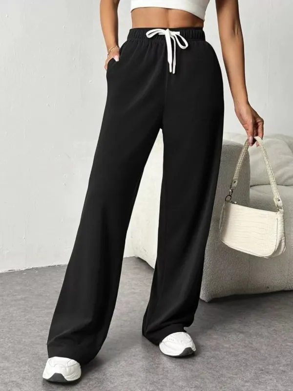 Drawstring Wide Leg Pants sold by Charming Charlie