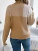 Color Block Striped Round Neck Sweater sold by Charming Charlie