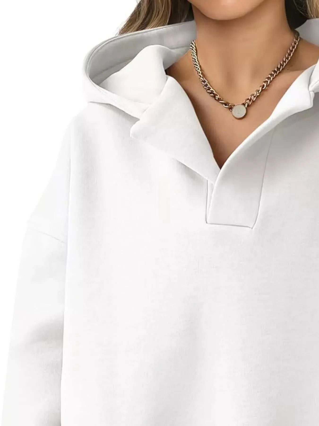 Dropped Shoulder Long Sleeve Sweatshirt sold by Charming Charlie product image thumbnail 2