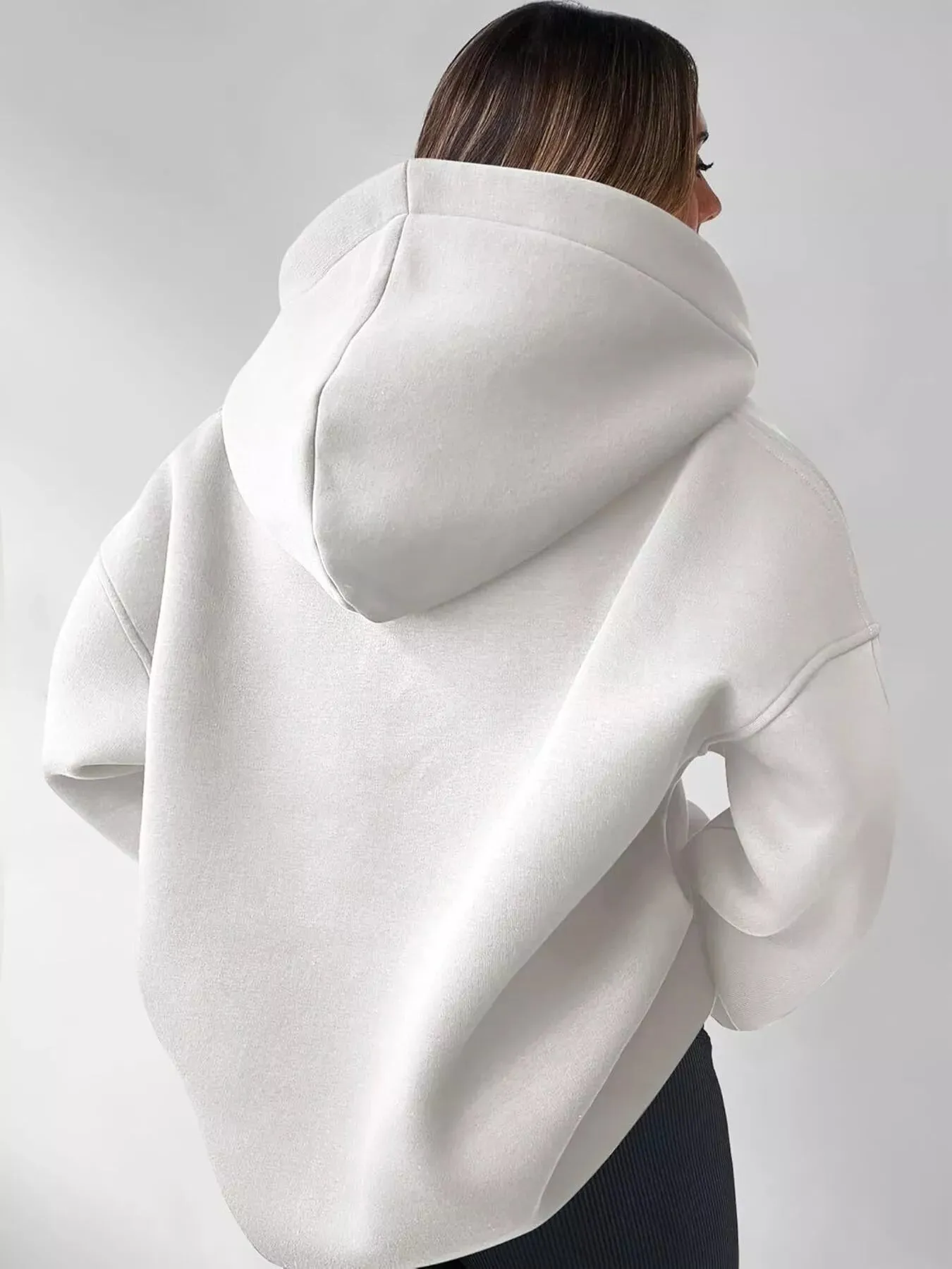 Dropped Shoulder Long Sleeve Sweatshirt sold by Charming Charlie product image thumbnail 3