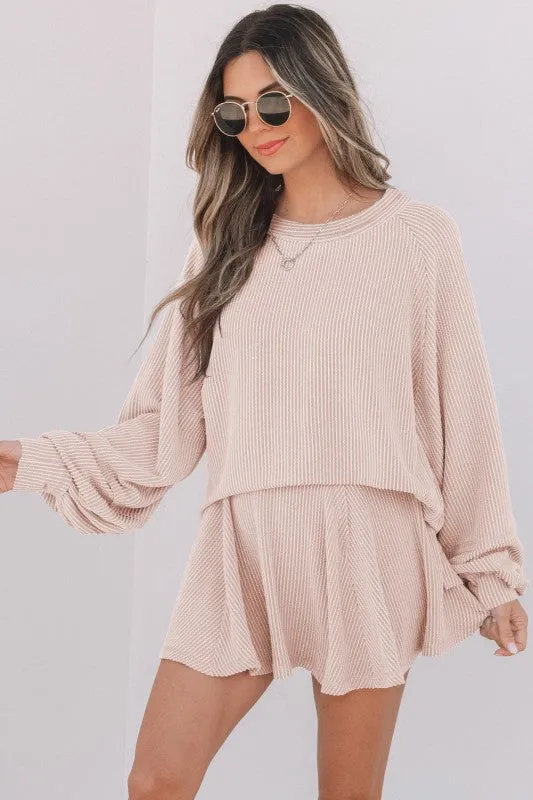 Corded Top and Ruffle Mini Skirt Set sold by Charming Charlie product image thumbnail 3