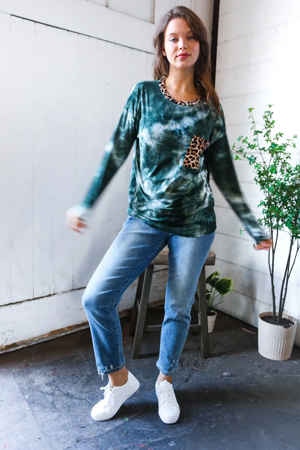 On the Hunt for Love Tie Dye Long Sleeve sold by Charming Charlie product image thumbnail 2