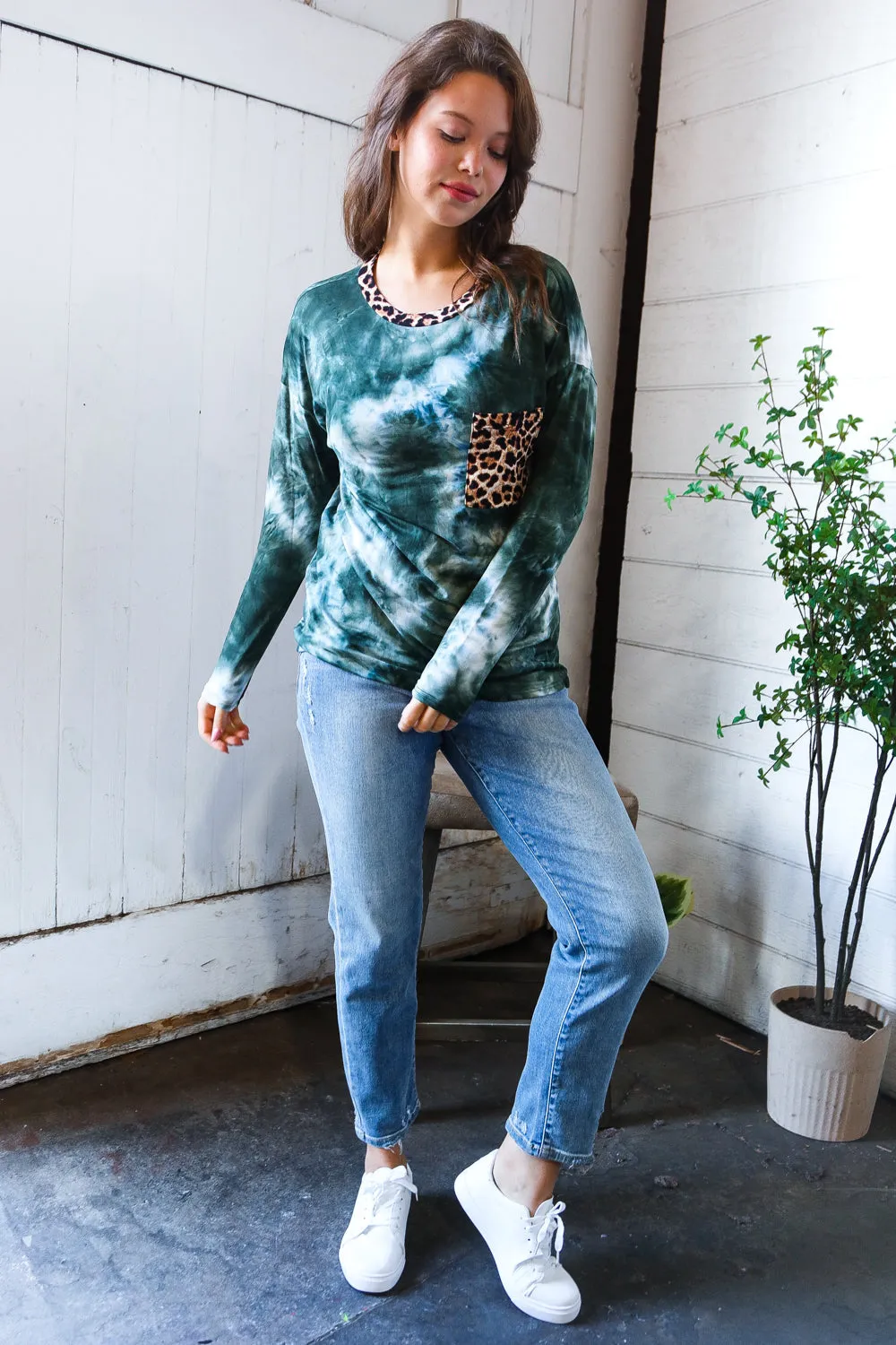 On the Hunt for Love Tie Dye Long Sleeve sold by Charming Charlie product image thumbnail 3