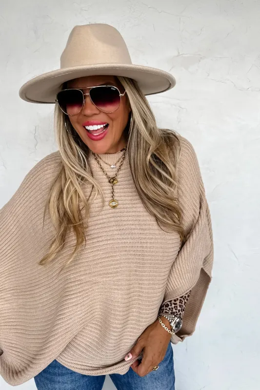 PREORDER: Fall Meg Pullover Poncho sold by Charming Charlie