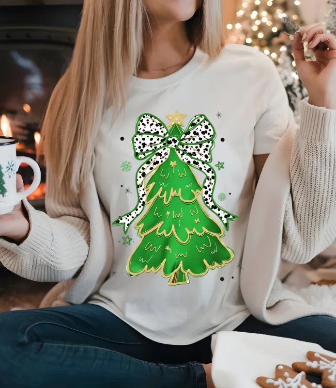 Bow-tiful Christmas Tree Graphic Tee and Sweatshirt sold by Charming Charlie