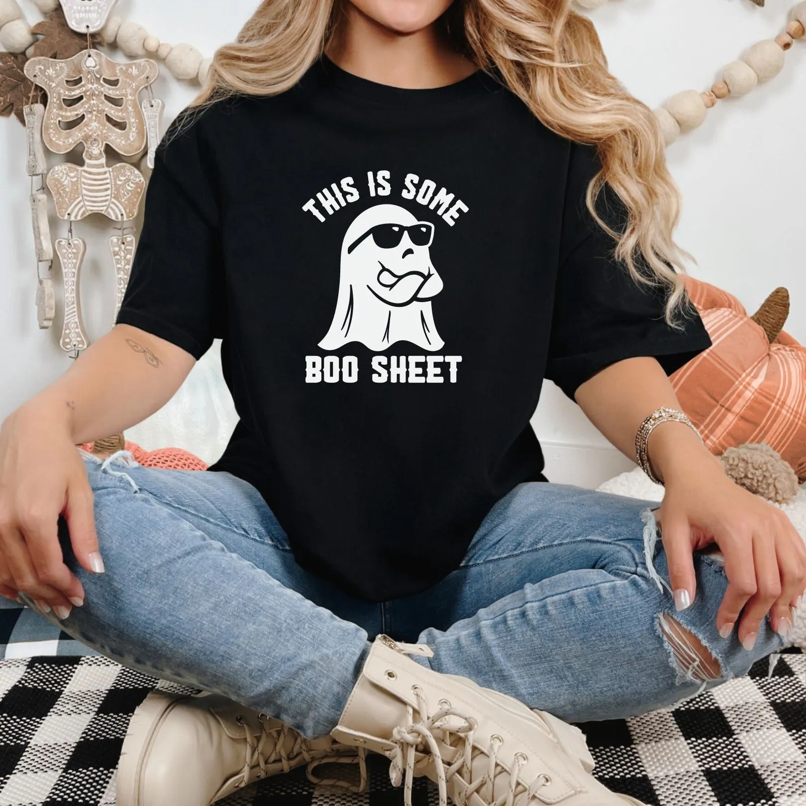 Boo Sheet Graphic Tee sold by Charming Charlie