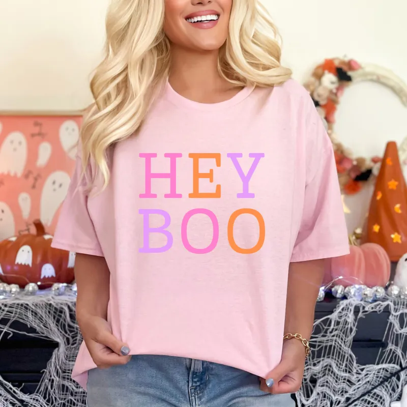Hey BOO Graphic Tee in Three Colors sold by Charming Charlie