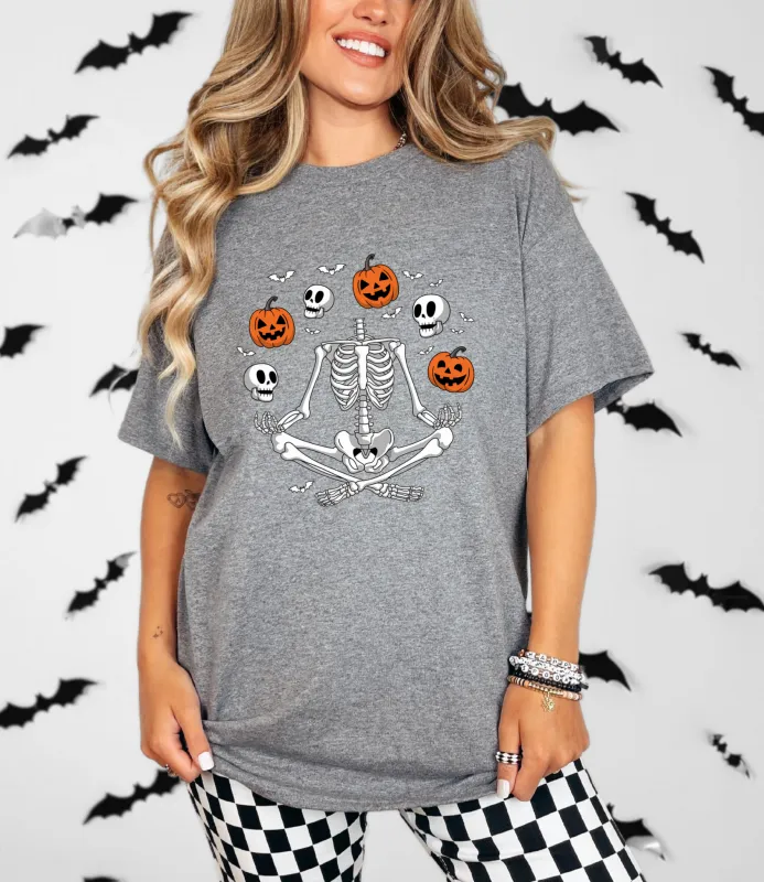 Juggling Skeleton Graphic Tee sold by Charming Charlie