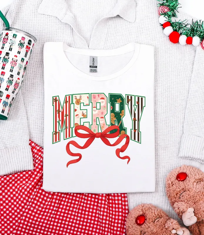 Bow-tiful Merry Graphic Tee and Sweatshirt sold by Charming Charlie