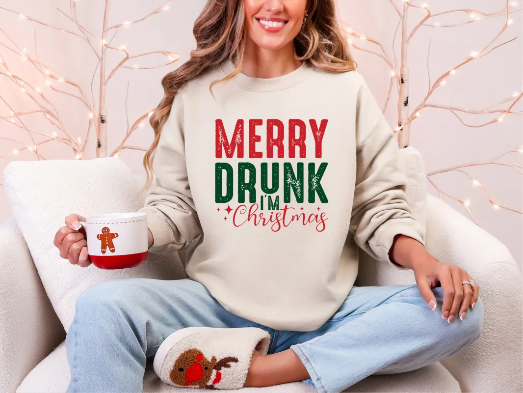 Merry Drunk Graphic Tee and Sweatshirt made by Charming Charlie