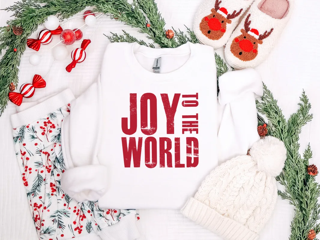 Joy to the World Red Graphic Tee and Sweatshirt sold by Charming Charlie
