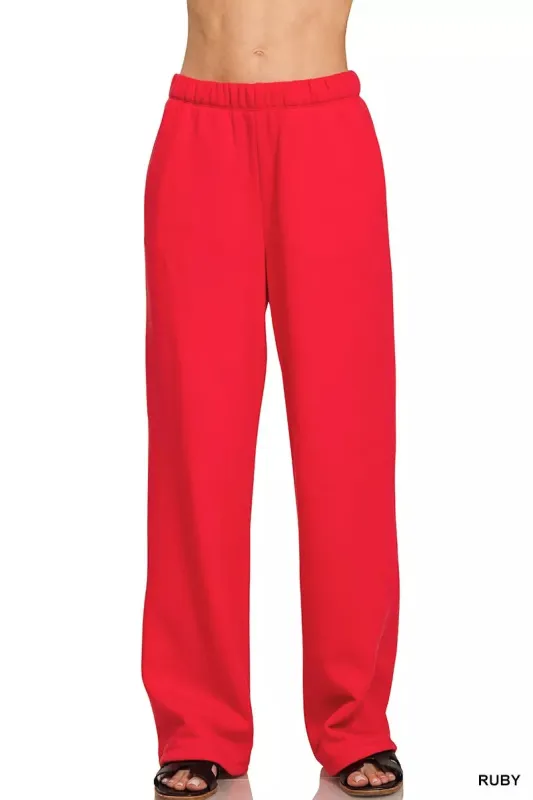 Zenana Fleece Sweatpant with Pockets sold by Charming Charlie