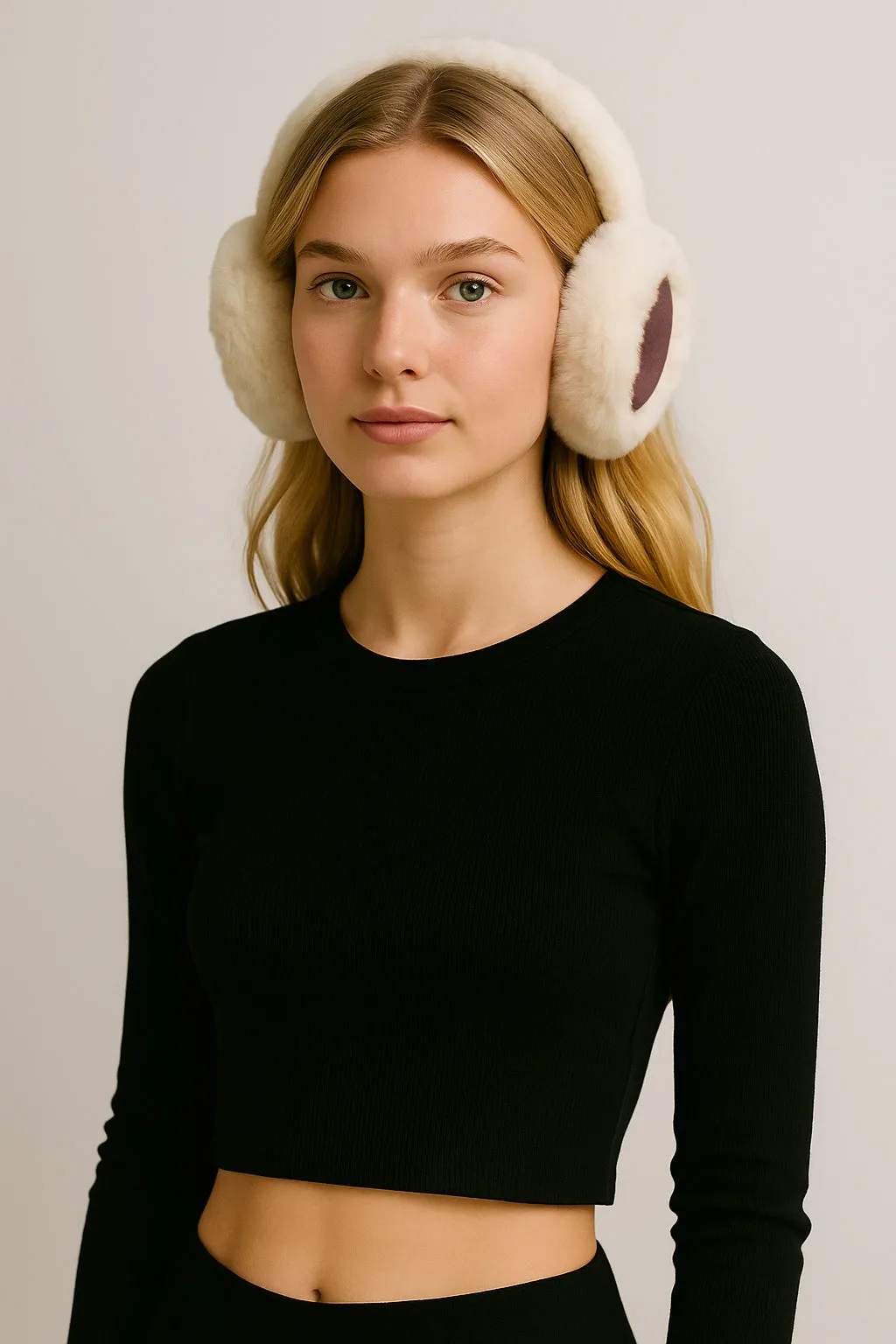 Sherpa Ear Muffs sold by Charming Charlie product image thumbnail 2