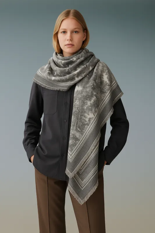 Print Scarf sold by Charming Charlie