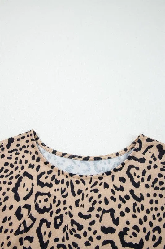 Leopard Batwing Long Sleeve Top sold by Charming Charlie product image thumbnail 5
