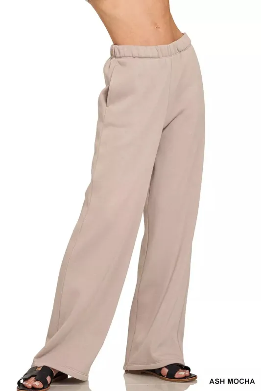 Zenana Fleece Sweatpant with Pockets sold by Charming Charlie