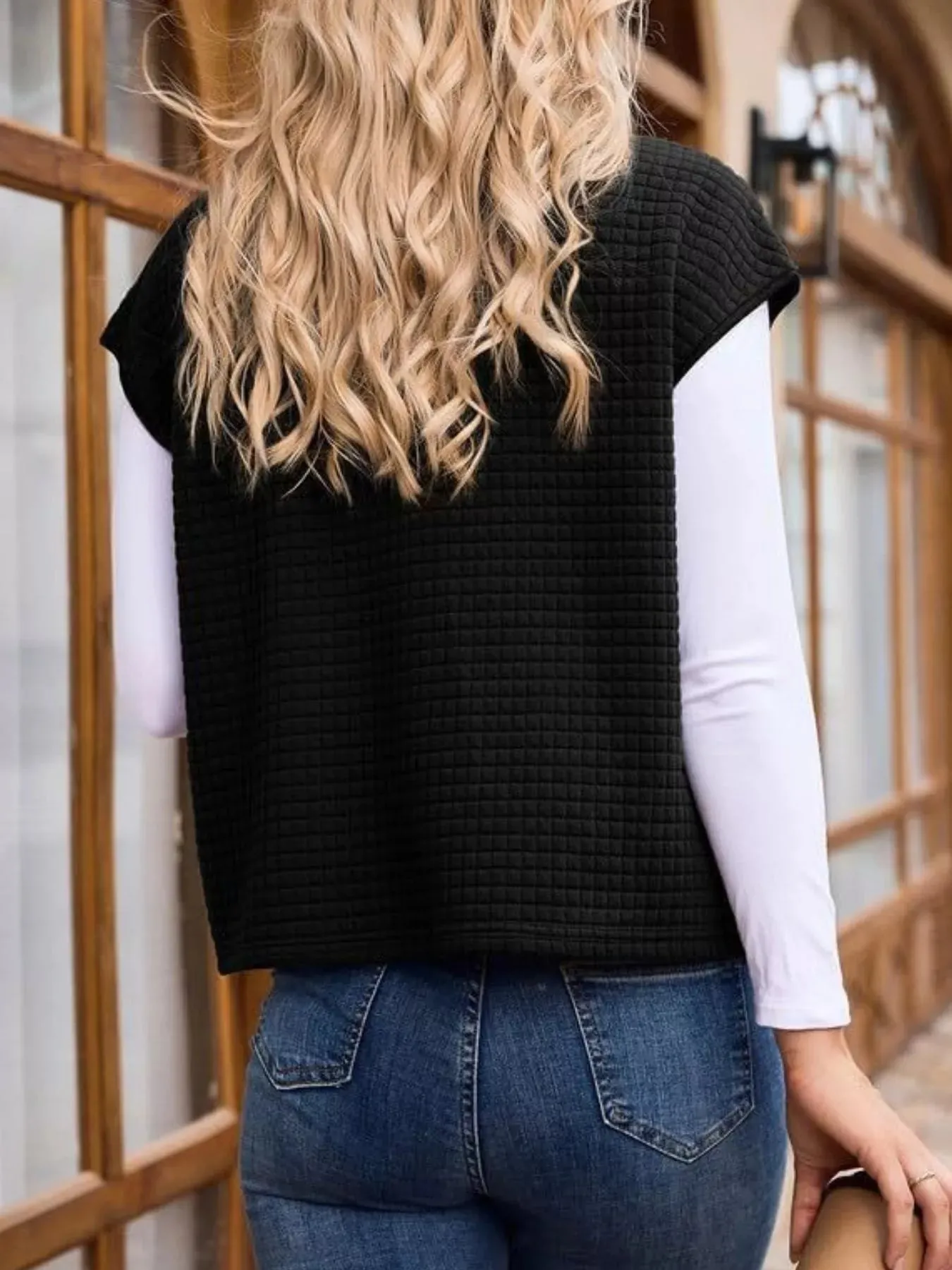 Zip-Up Vest Coat sold by Charming Charlie product image thumbnail 5