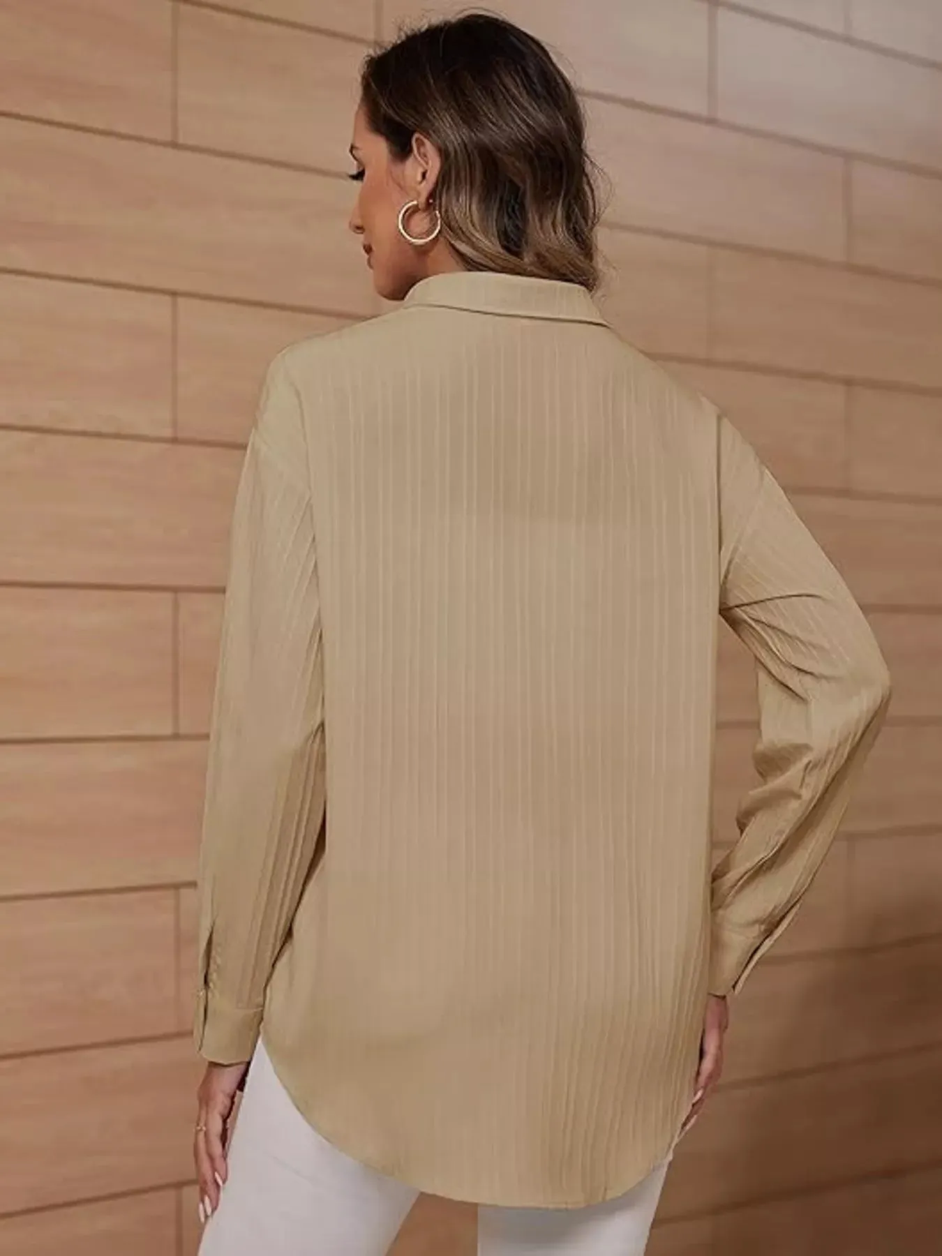 Textured Button-Down Shirt sold by Charming Charlie product image thumbnail 2