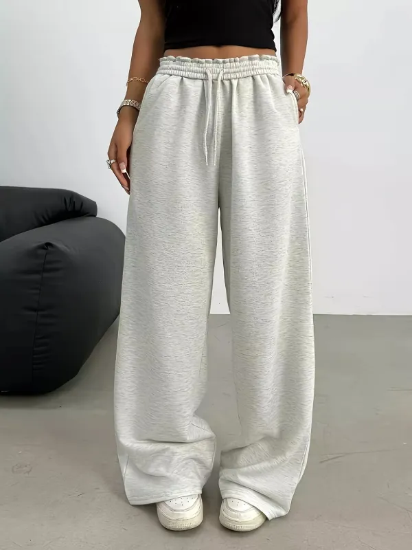 Wide Leg Drawstring Sweatpants sold by Charming Charlie