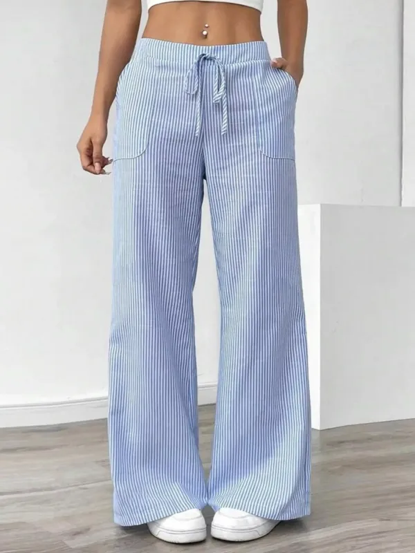 Striped Wide Leg Pants sold by Charming Charlie