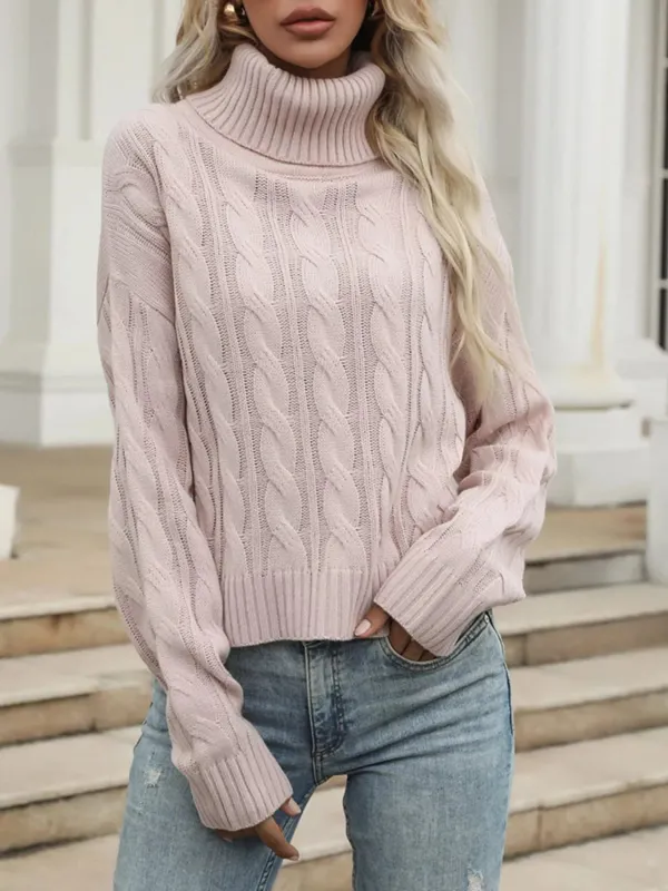Cable Knit Turtleneck Sweater sold by Charming Charlie