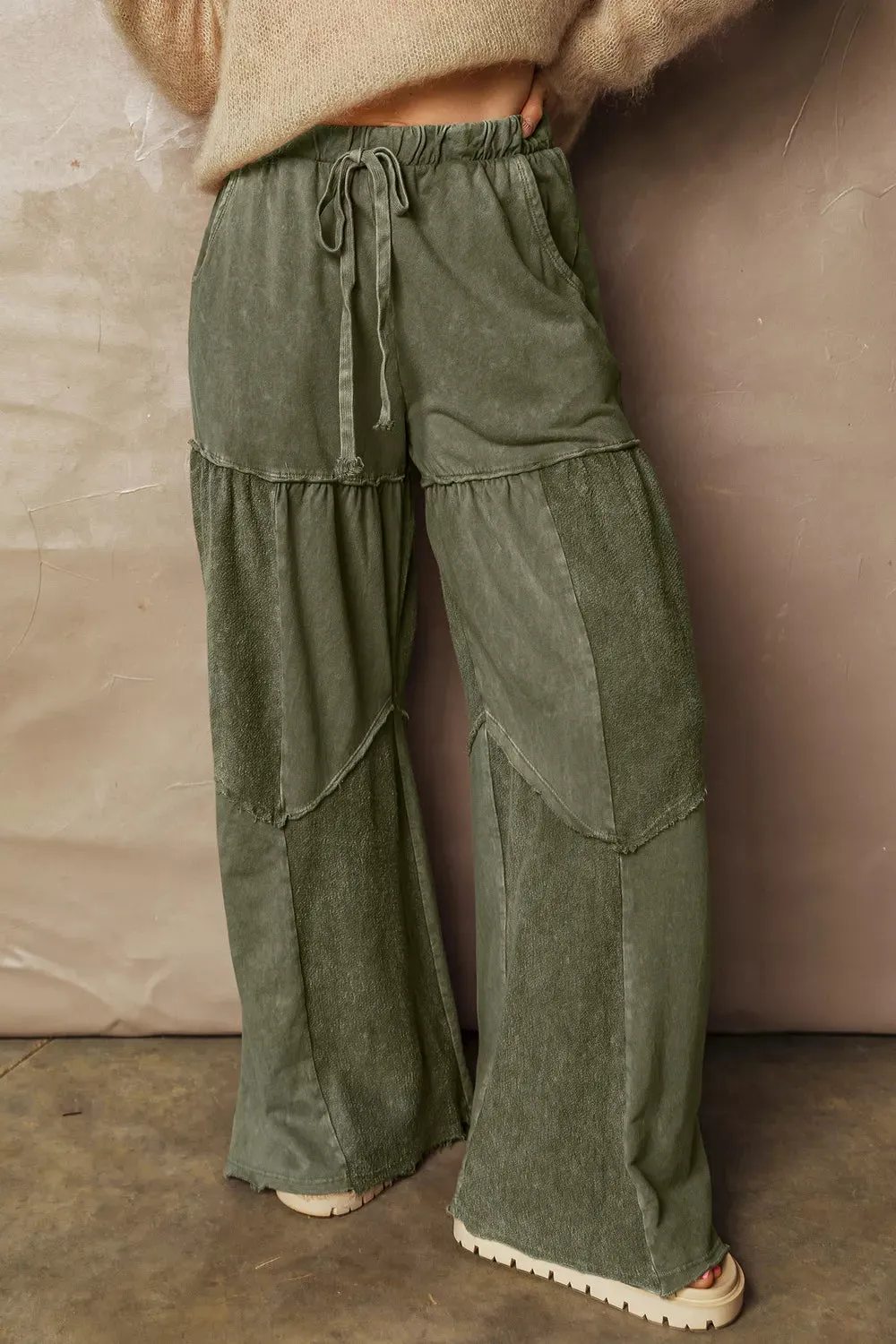 Tiered Wide Leg Pants sold by Charming Charlie product image thumbnail 4