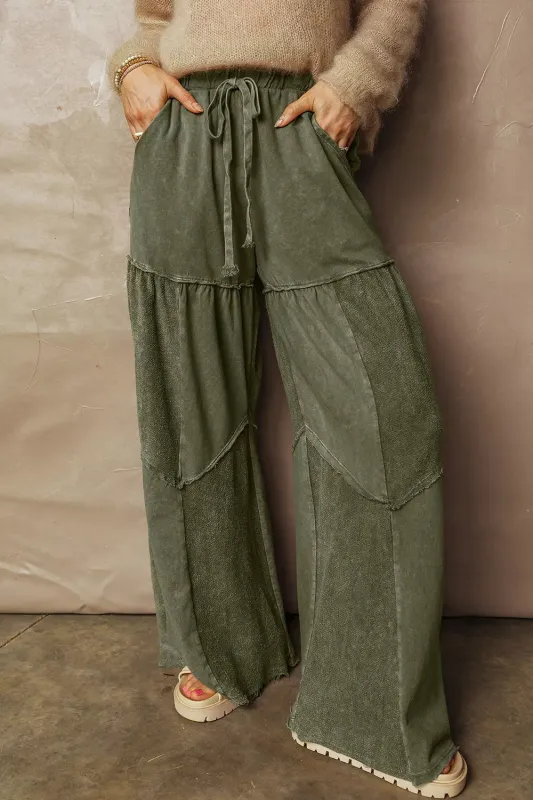 Tiered Wide Leg Pants sold by Charming Charlie