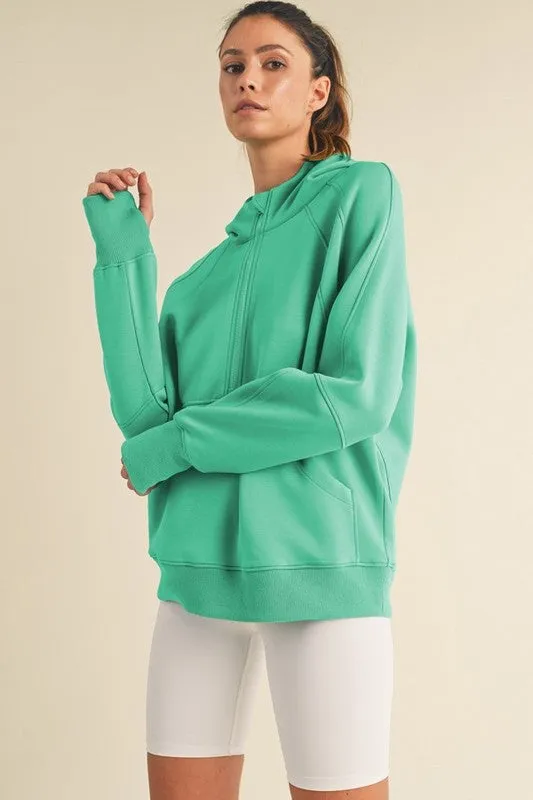 Women's UltraComfy Quarter-Zip Hoodie sold by Charming Charlie product image thumbnail 2