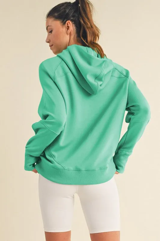 Women's UltraComfy Quarter-Zip Hoodie sold by Charming Charlie product image thumbnail 3