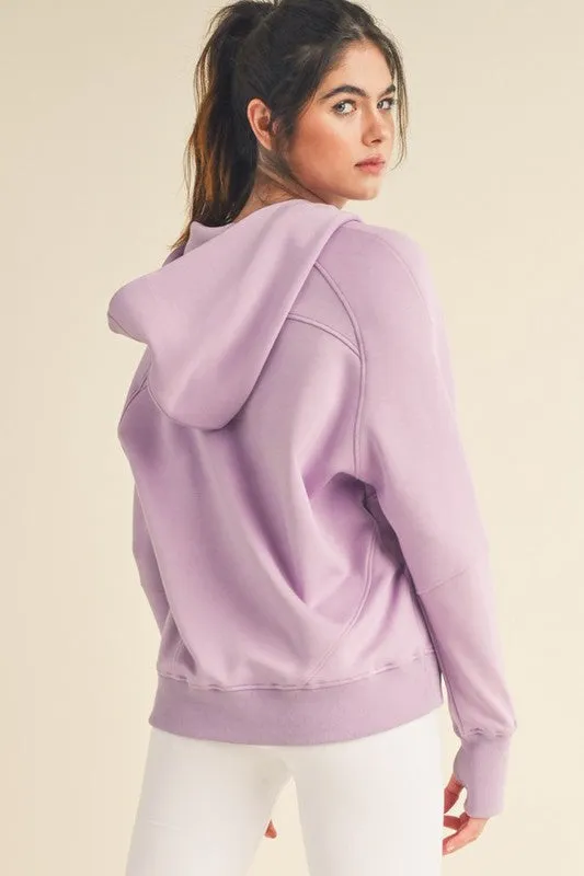 Women's UltraComfy Quarter-Zip Hoodie sold by Charming Charlie product image thumbnail 4