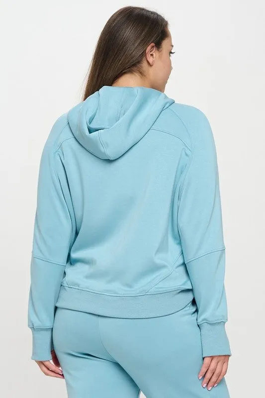UltraComfy Quarter-Zip Hoodie - XL only sold by Charming Charlie product image thumbnail 4