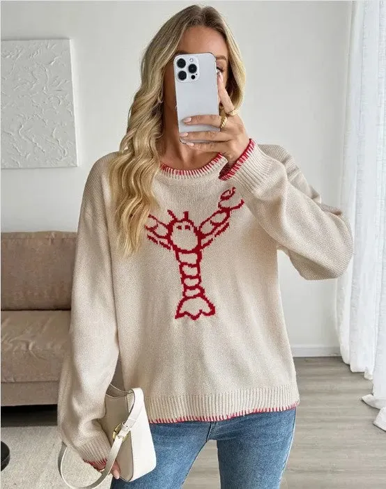 Lobster Pullover Sweater sold by Charming Charlie product image thumbnail 2