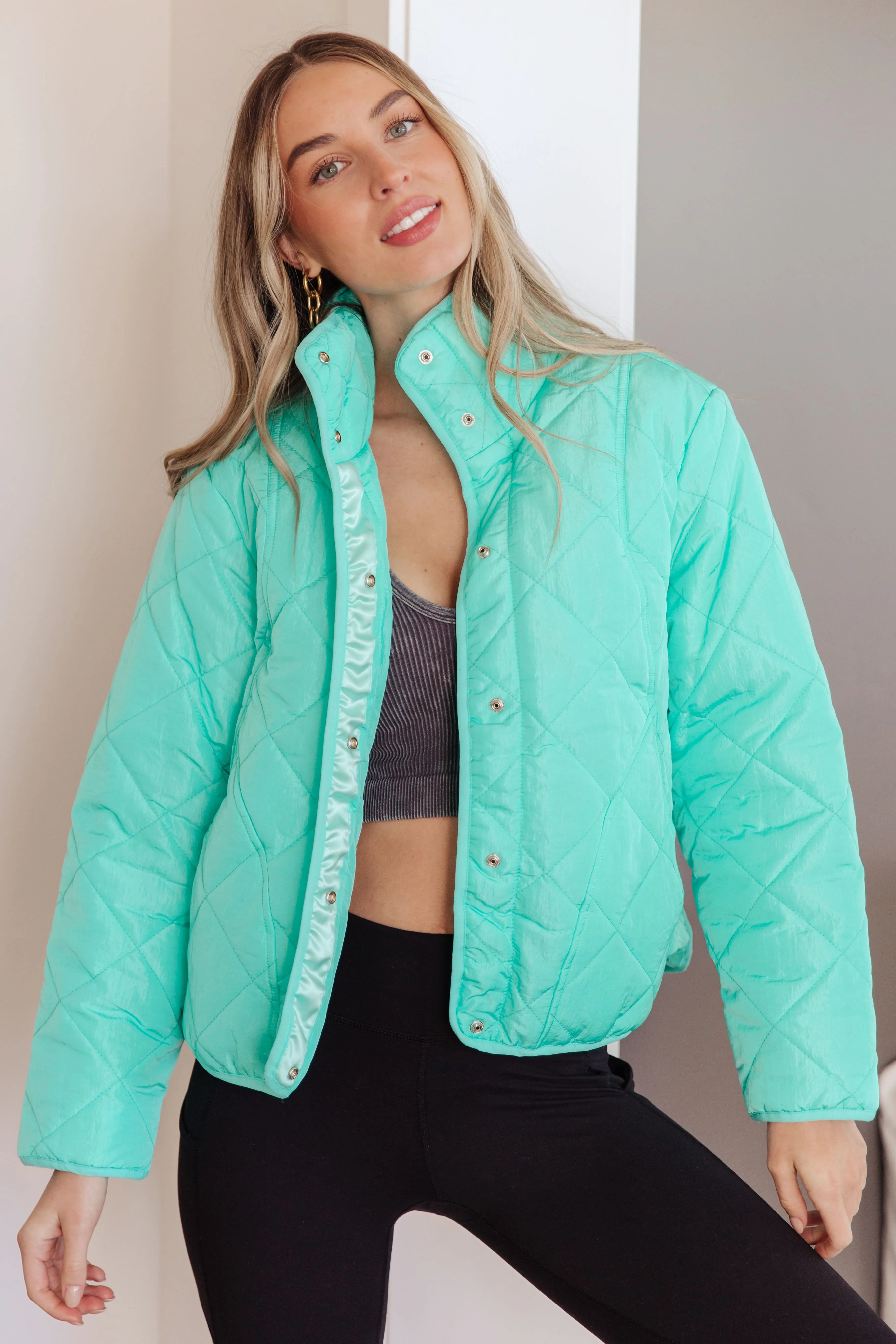 Slightly Distracted Puffer Jacket sold by Charming Charlie product image thumbnail 3