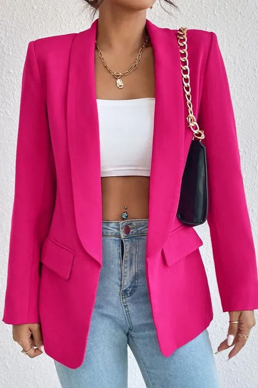 Open front blazer sold by Charming Charlie product image thumbnail 4
