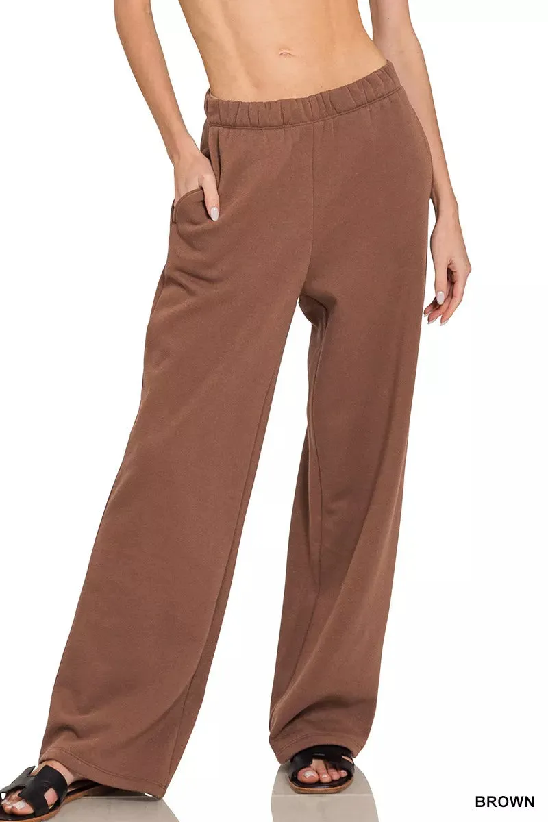 Zenana Fleece Sweatpant with Pockets sold by Charming Charlie