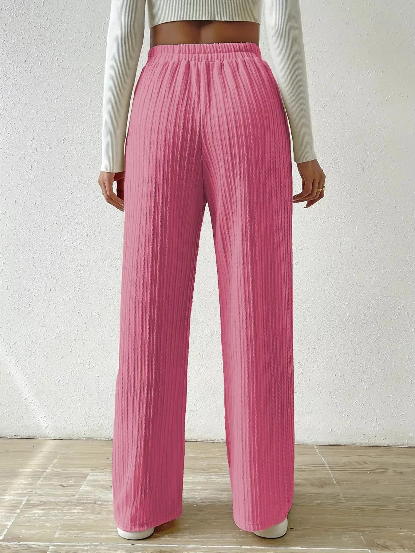 Drawstring Wide Leg Pants sold by Charming Charlie product image thumbnail 3