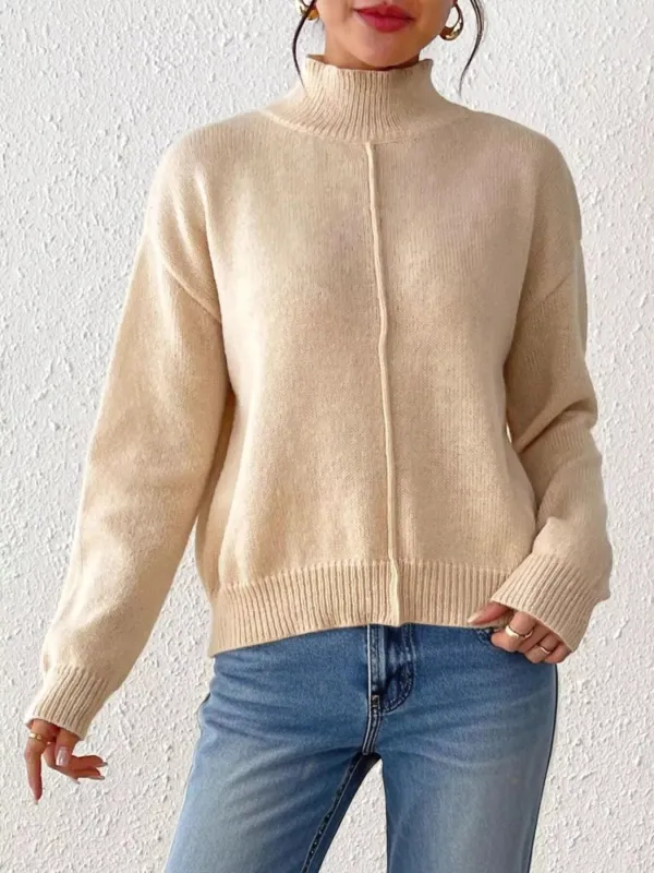 Turtleneck Dropped Shoulder Sweater sold by Charming Charlie