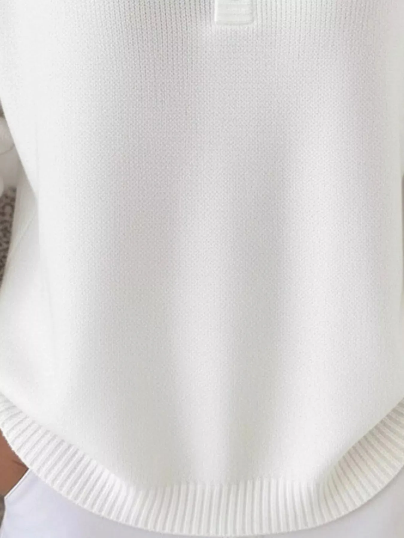 Full Size Half Button Long Sleeve Knit Top Plus Size sold by Charming Charlie product image thumbnail 3