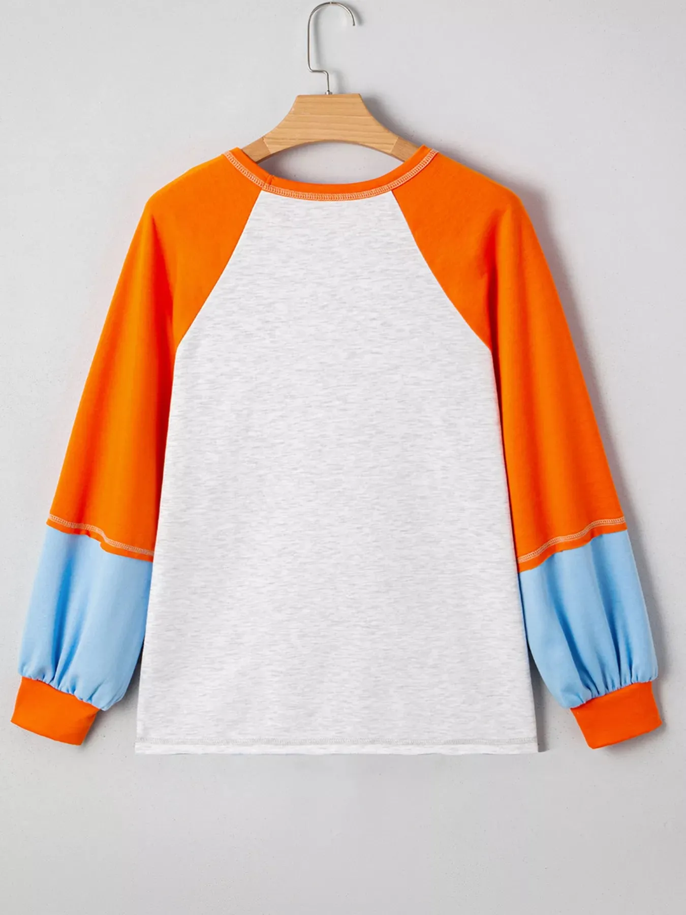 Thanksgiving Turkey Sequin Color Block Raglan Sleeve Top sold by Charming Charlie product image thumbnail 5