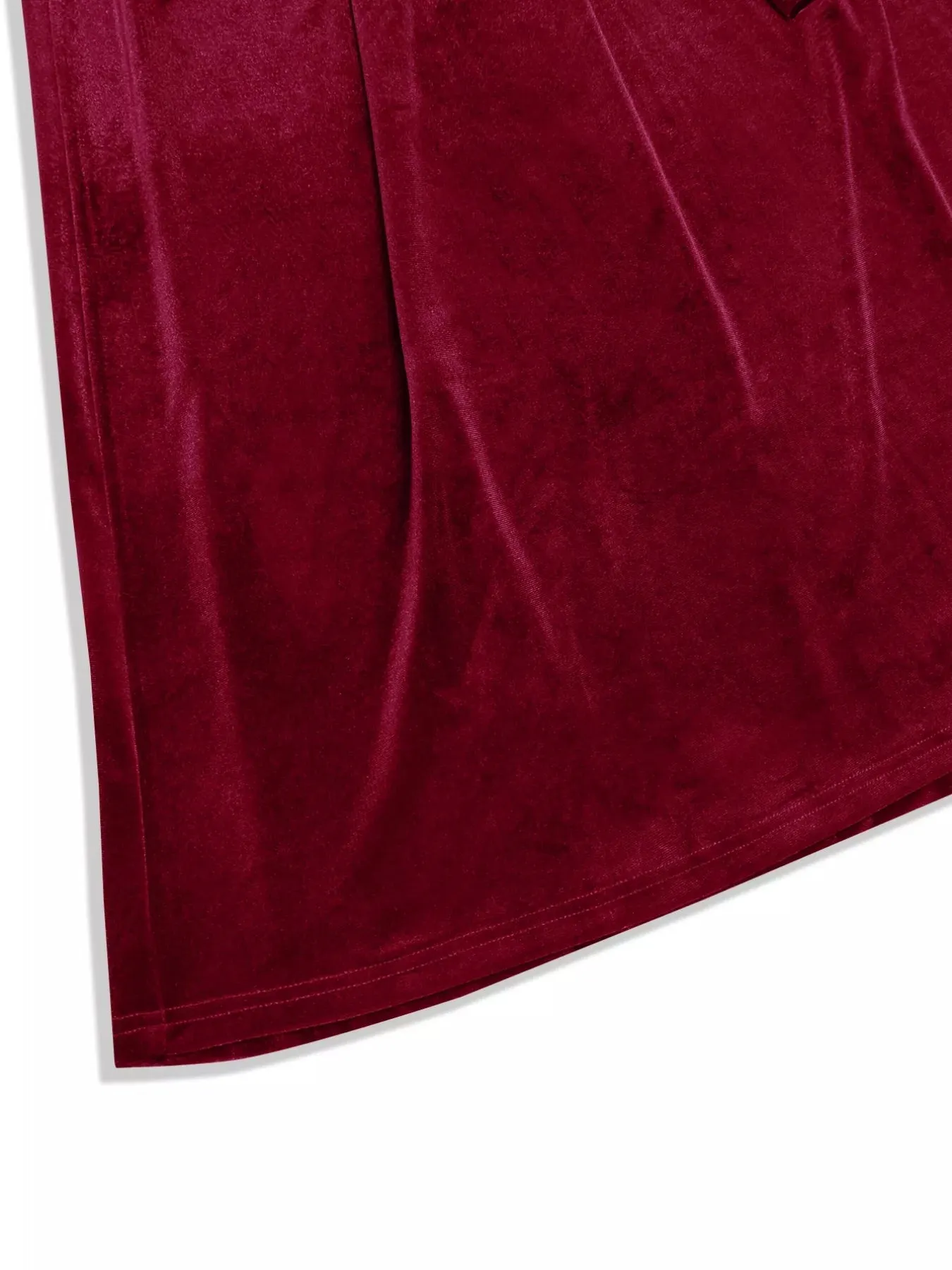 Velvet Wrap Surplice Maxi Dress sold by Charming Charlie product image thumbnail 5