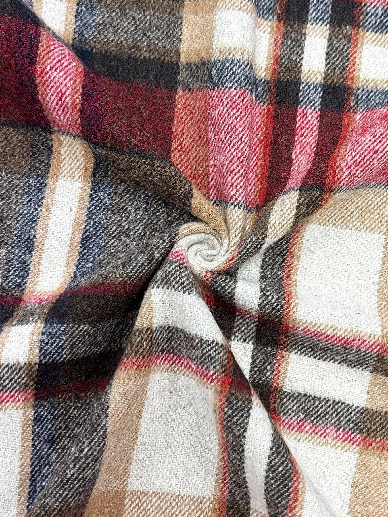 Casual Plaid Button-Down Shacket sold by Charming Charlie product image thumbnail 5