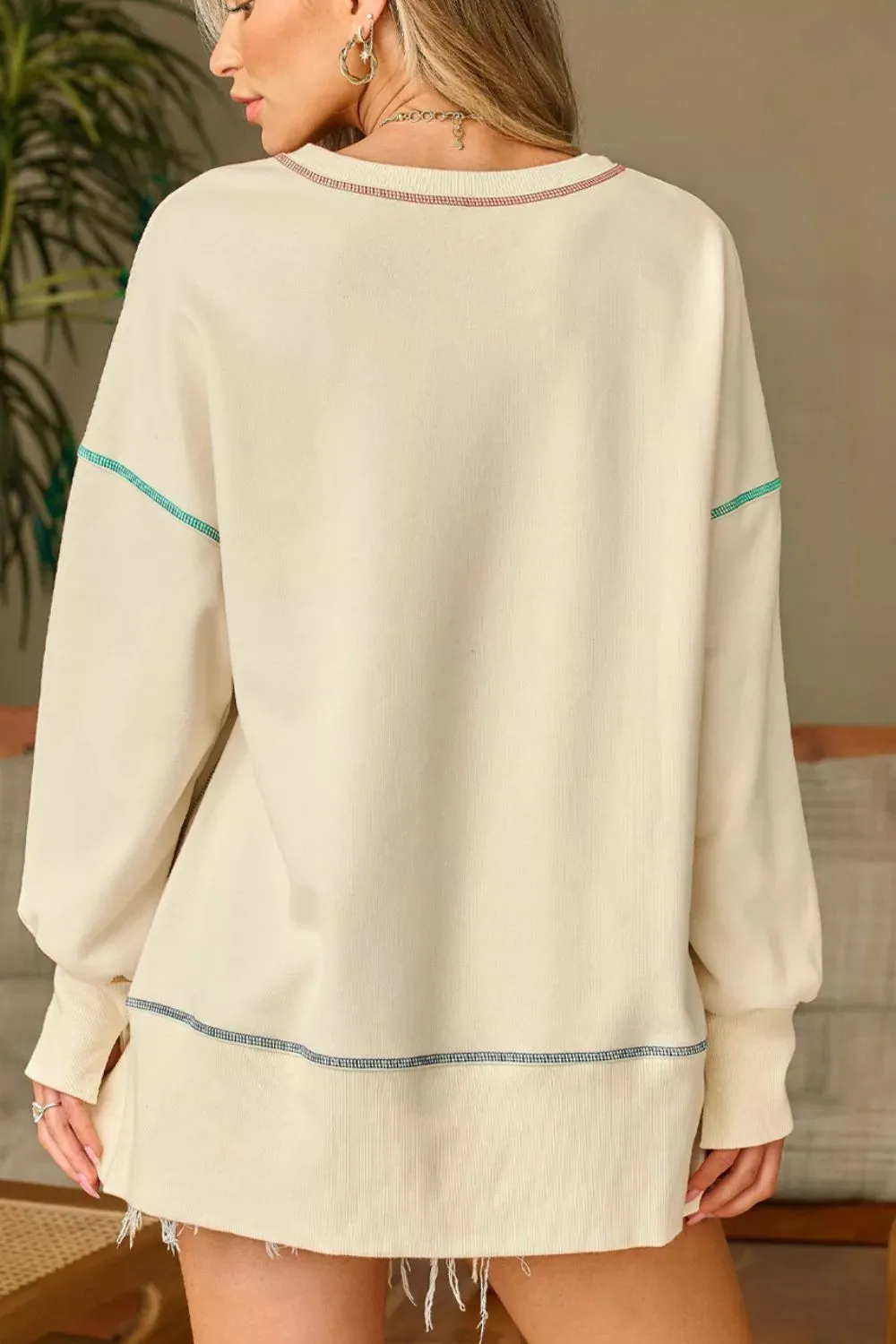 Thanksgiving Graphic Crew Neck Sweatshirt sold by Charming Charlie product image thumbnail 2