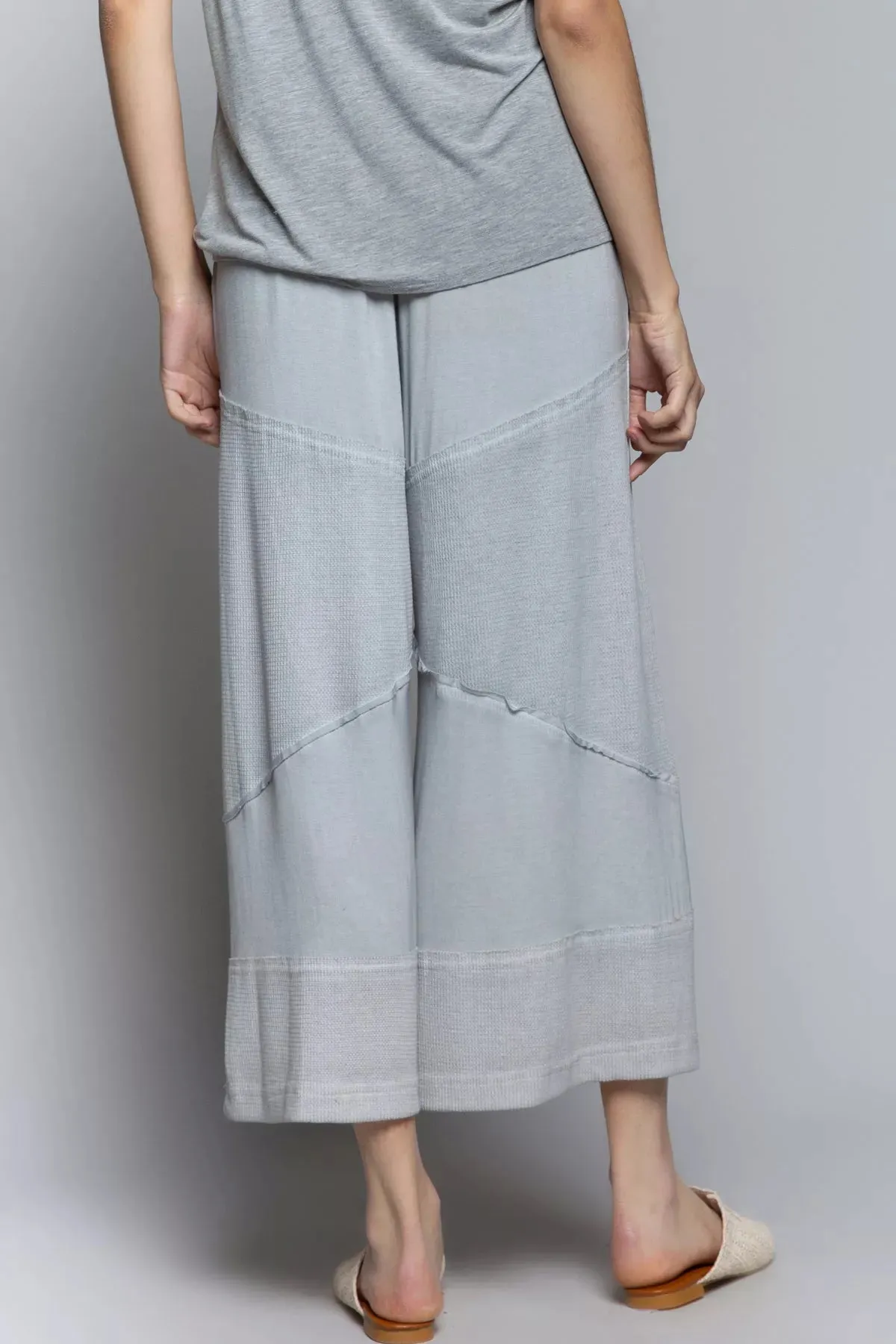 POL Elastic Waistband Wide Leg Pants with Drawstring sold by Charming Charlie product image thumbnail 3
