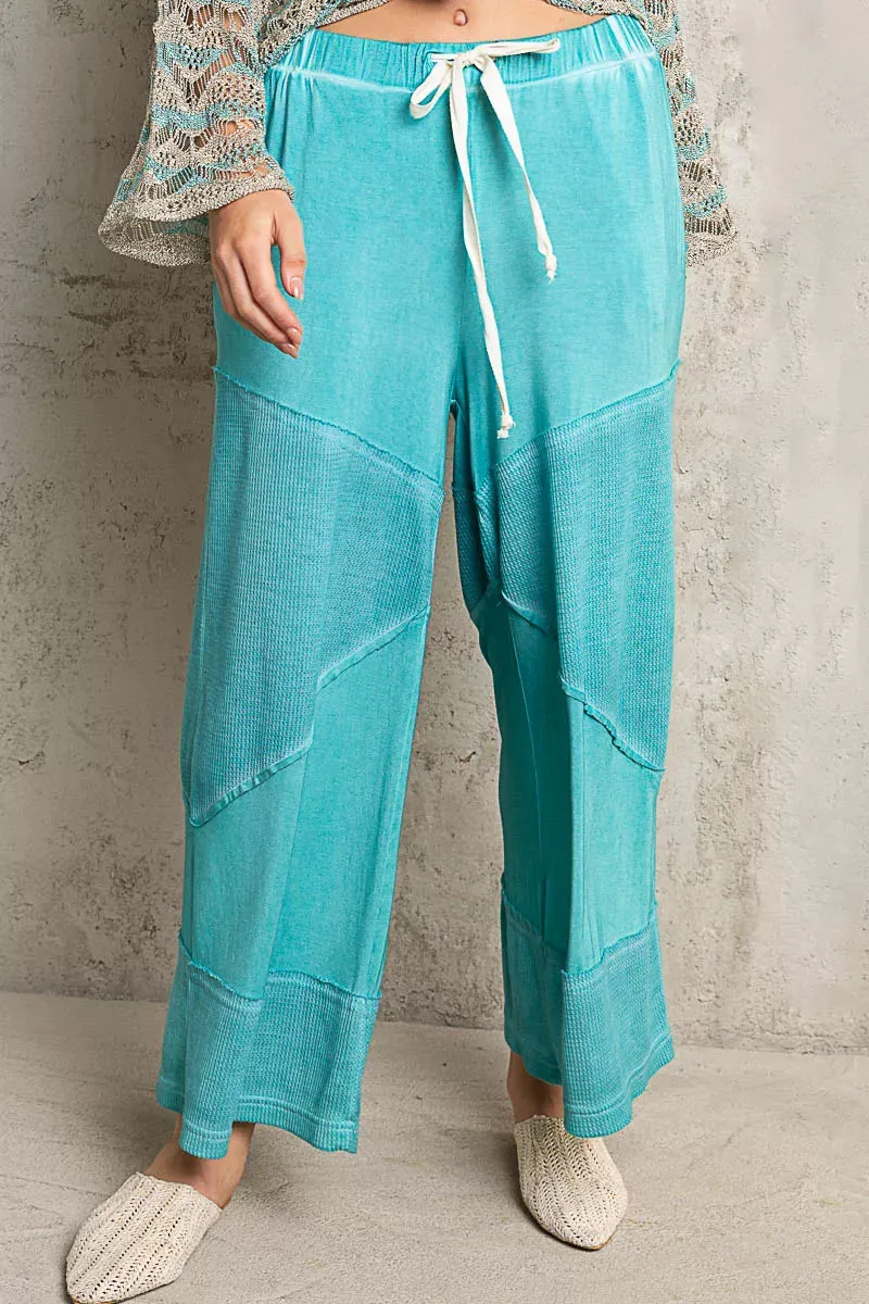 POL Elastic Waistband Wide Leg Pants with Drawstring sold by Charming Charlie product image thumbnail 2