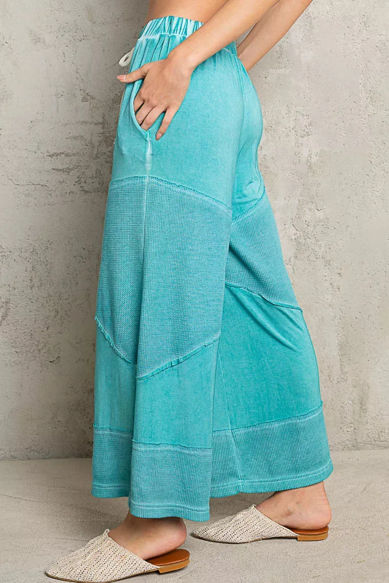 POL Elastic Waistband Wide Leg Pants with Drawstring sold by Charming Charlie product image thumbnail 3