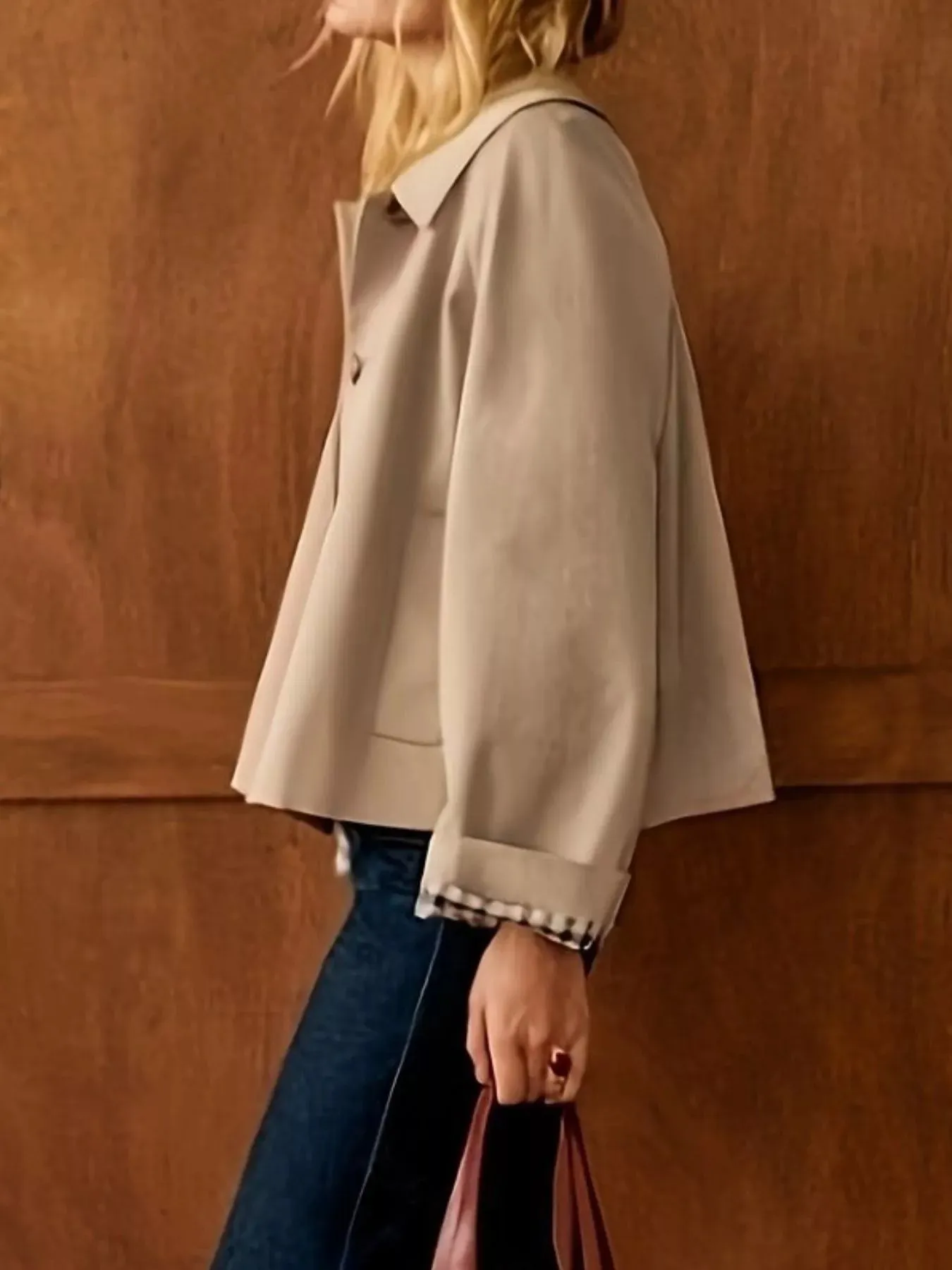 Button-Down Long Sleeve Outerwear sold by Charming Charlie product image thumbnail 4