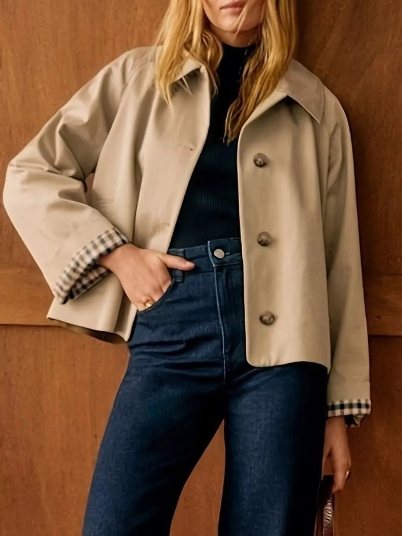 Button-Down Long Sleeve Outerwear sold by Charming Charlie product image thumbnail 5