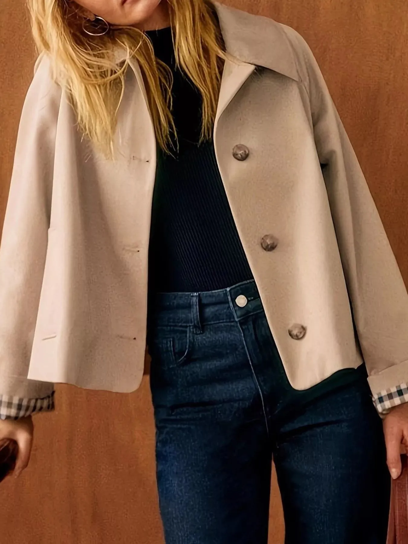 Button-Down Long Sleeve Outerwear sold by Charming Charlie product image thumbnail 3